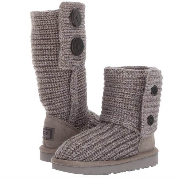 UGG Other - UGG Grey K Cardy II Pull on Boot in Grey Size 4